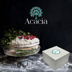 12 Inch White  Cake Box with Lid - pack of 10